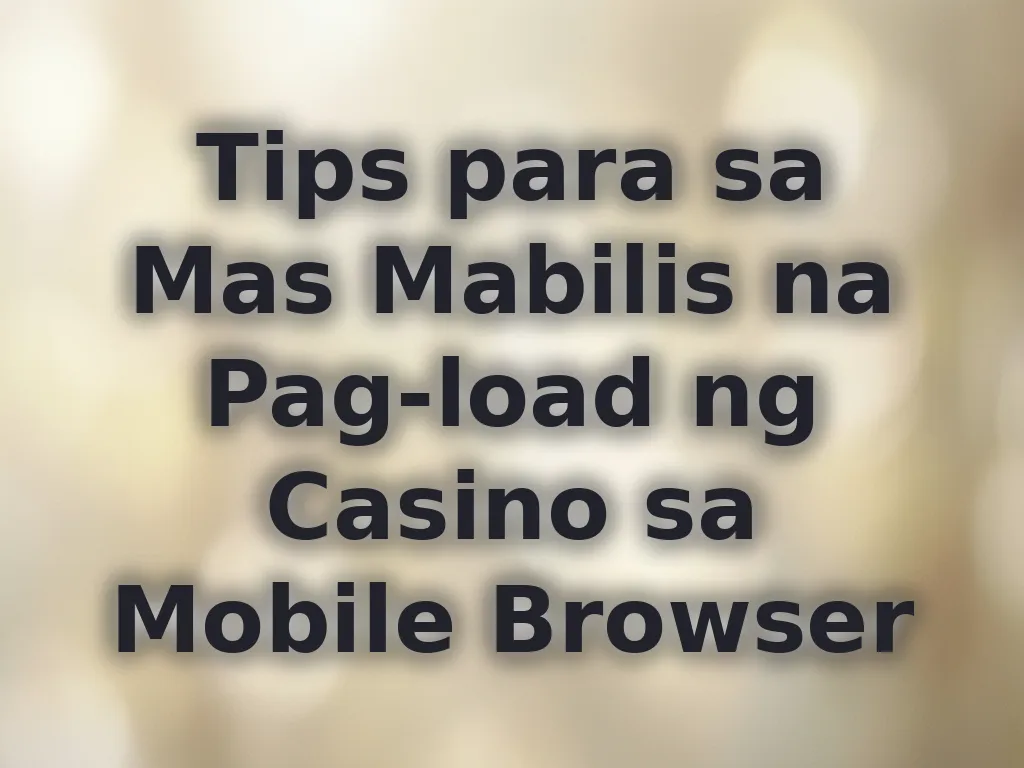 Mobile Browser Optimization