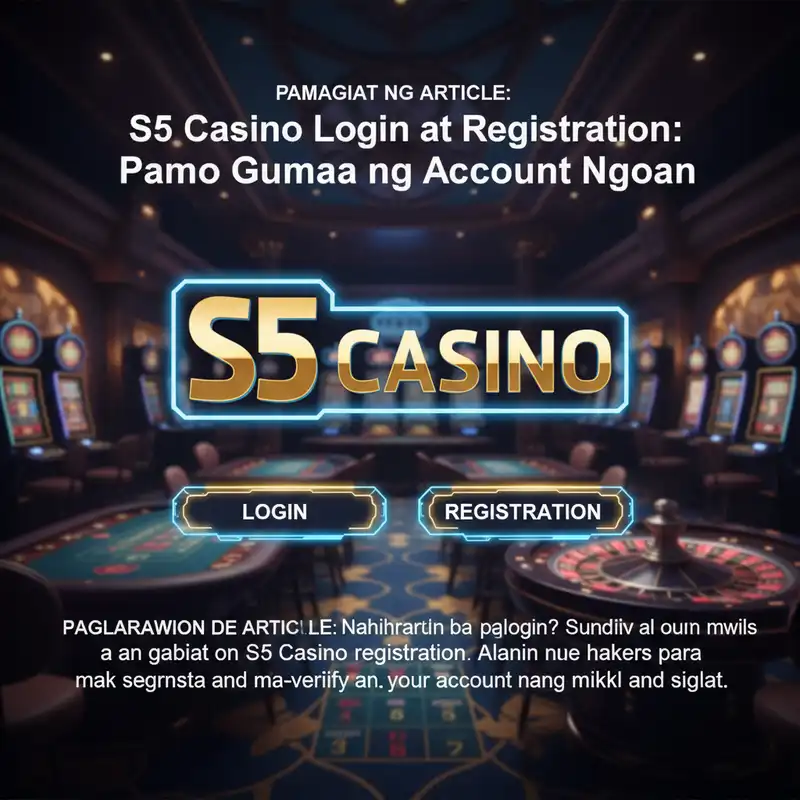 S5 Casino Registration